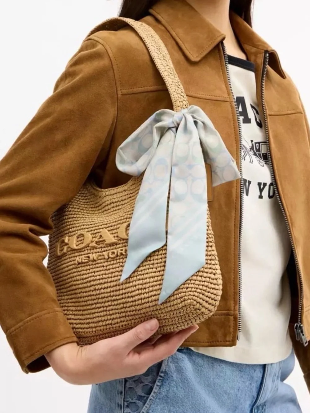 Coach Signature Silk Scarf